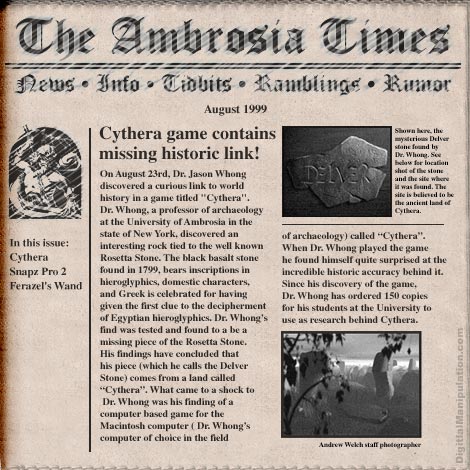 [Ambrosia Times Cover]