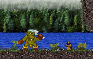 Kick this goblin. There is no law against goblin kicking. Ferazel can do it with impunity.